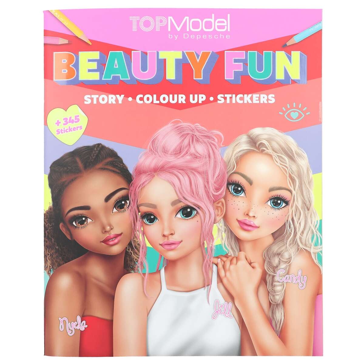TOPModel BEAUTYFUN fargeleggingsbok