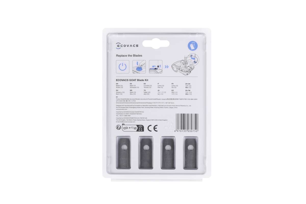 Ecovacs GOAT MBK120001 knivsett 12-pk