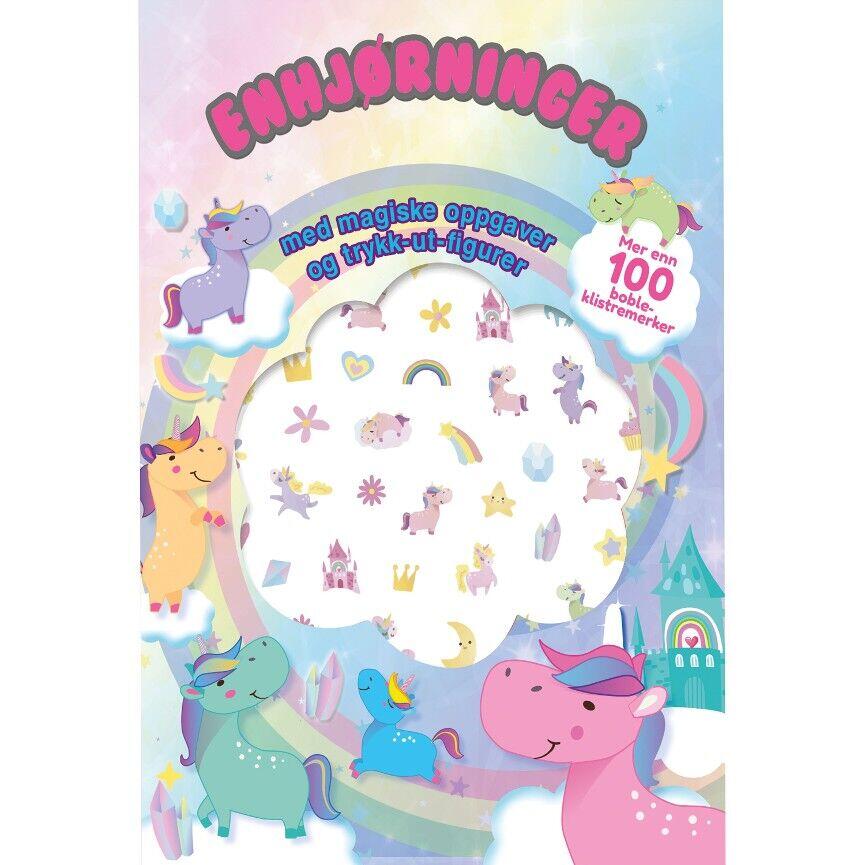 Aktivitetsbok dinosaurer boblesticker