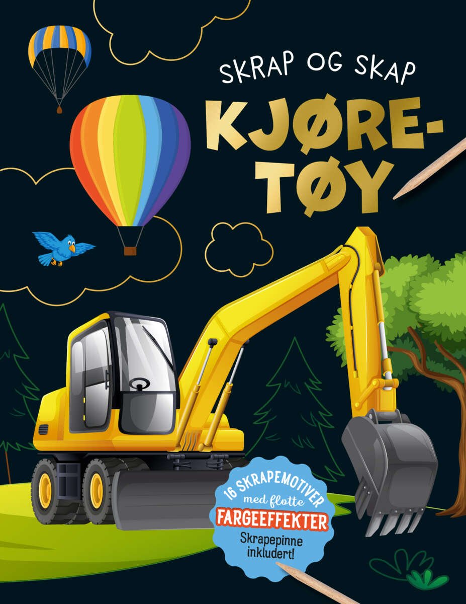 Skrap og skap kjøretøy aktivitetsbok