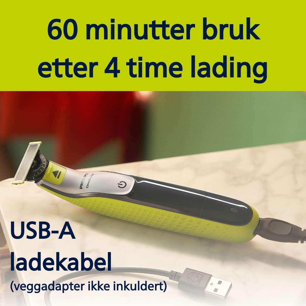 Philips OneBlade QP2834/23 skjegg - og kroppstrimmer