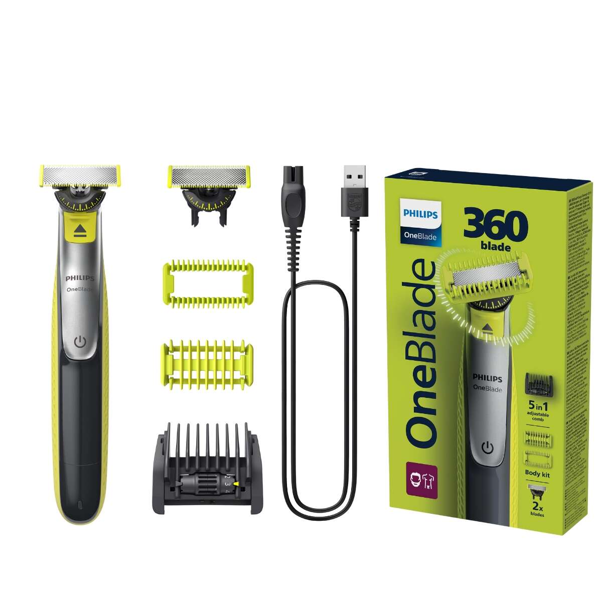 Philips OneBlade QP2834/23 skjegg - og kroppstrimmer