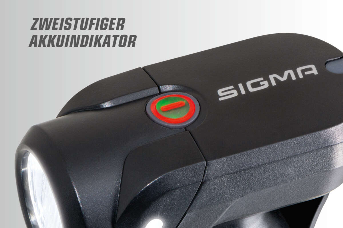 Sigma Aura 35 USB sykkellykt sett med baklys