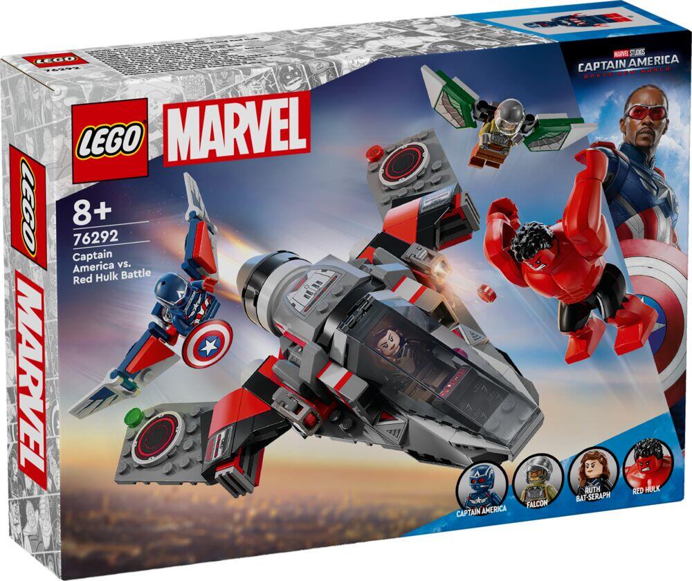 LEGO® Marvel Captain America i kamp mot Red Hulk 76292