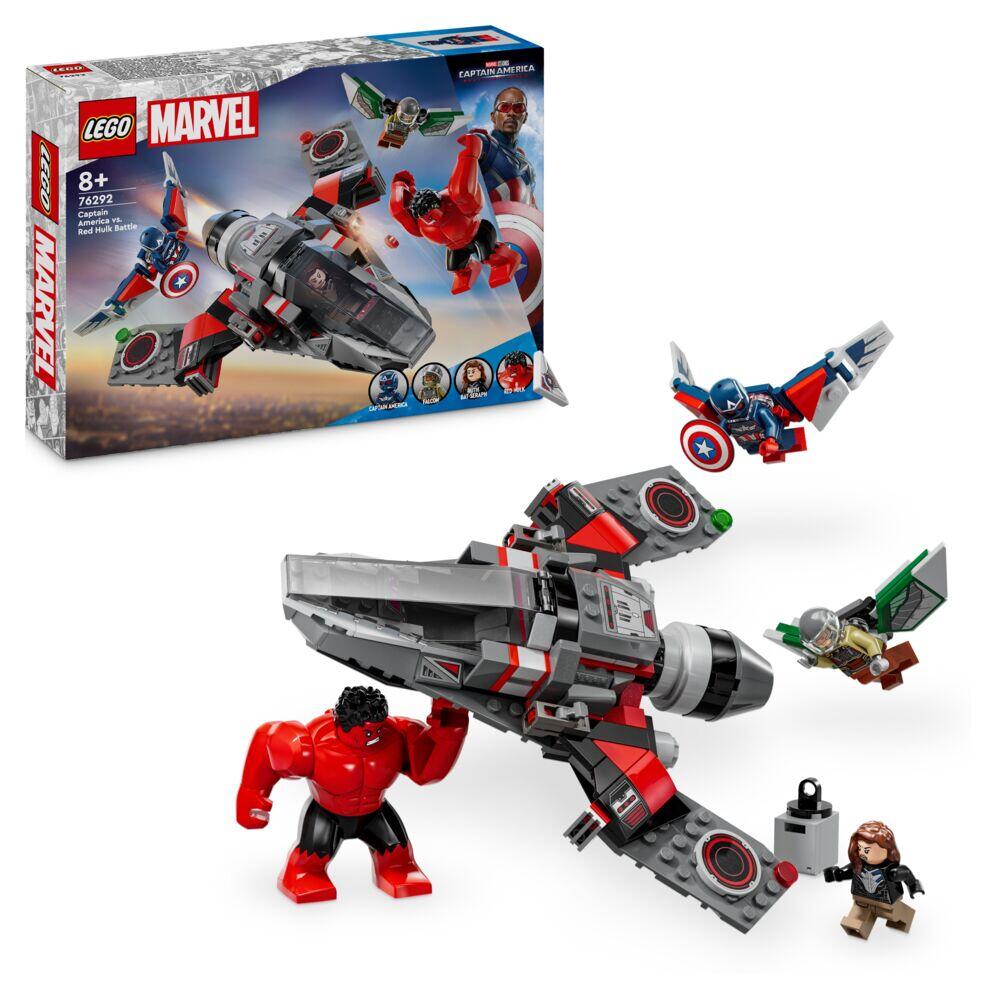 LEGO® Marvel Captain America i kamp mot Red Hulk 76292