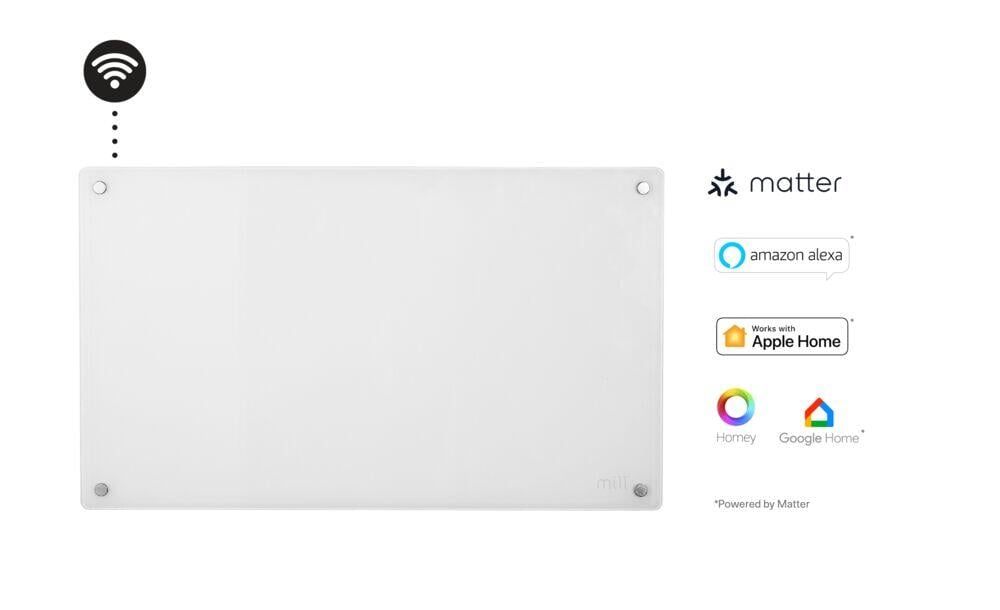 Mill Glass WiFi Gen 3 600W panelovn