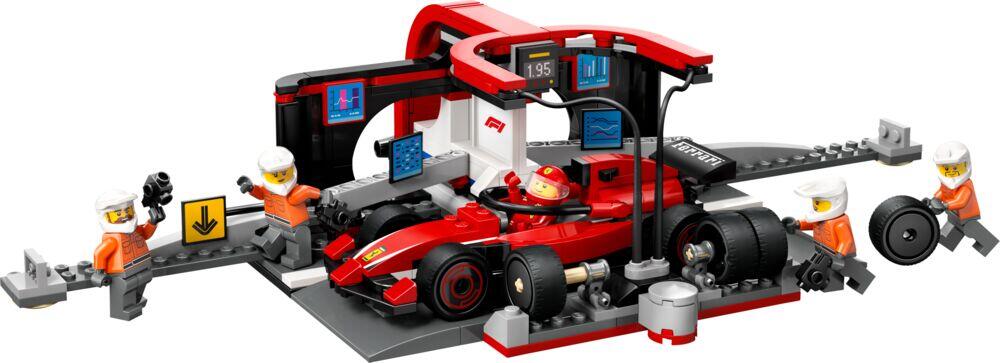 LEGO® City F1®-depotstopp og -team med Ferrari-bil 60443