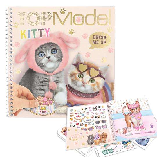 TOPModel Dress Me Up klistremerkebok KITTY