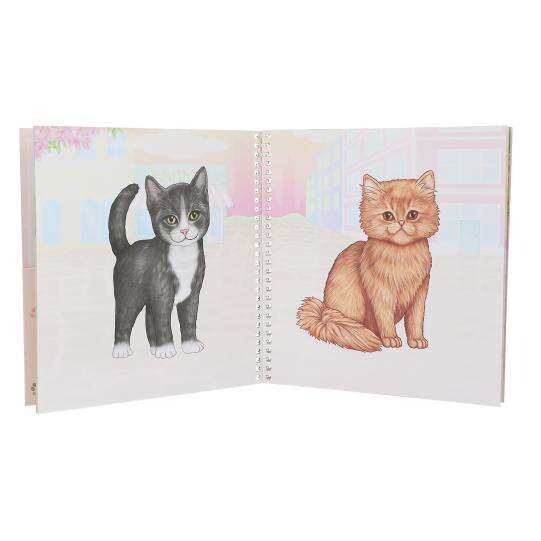 TOPModel Dress Me Up klistremerkebok KITTY