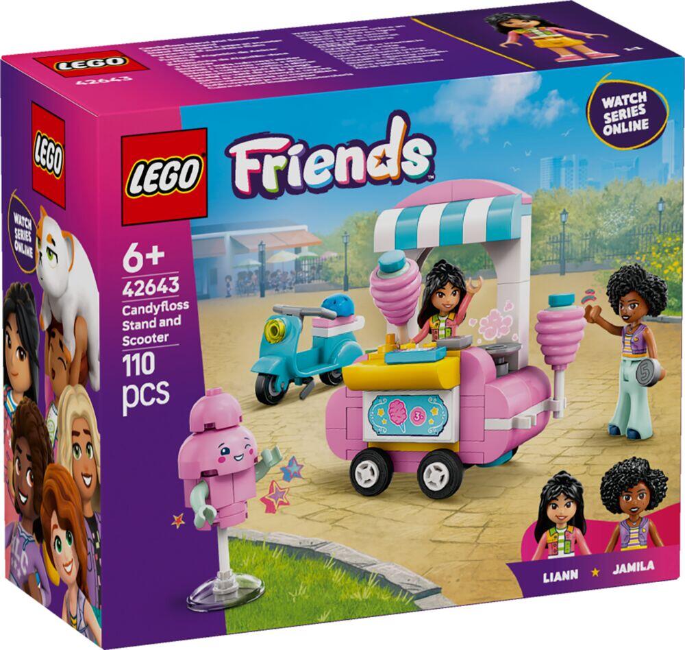 LEGO® Friends Sukkerspinnkiosk og scooter 42643