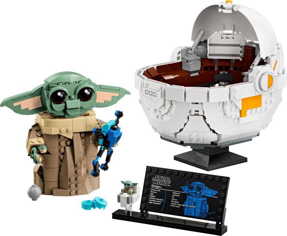 LEGO®Star Wars: The Mandalorian™ Grogu™ med svevende barnevogn 75403