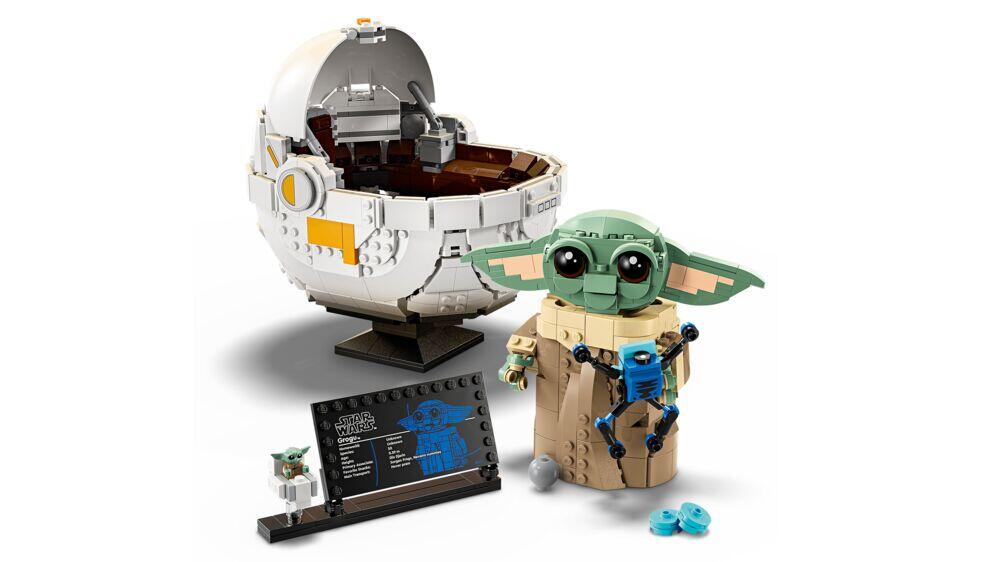 LEGO®Star Wars: The Mandalorian™ Grogu™ med svevende barnevogn 75403