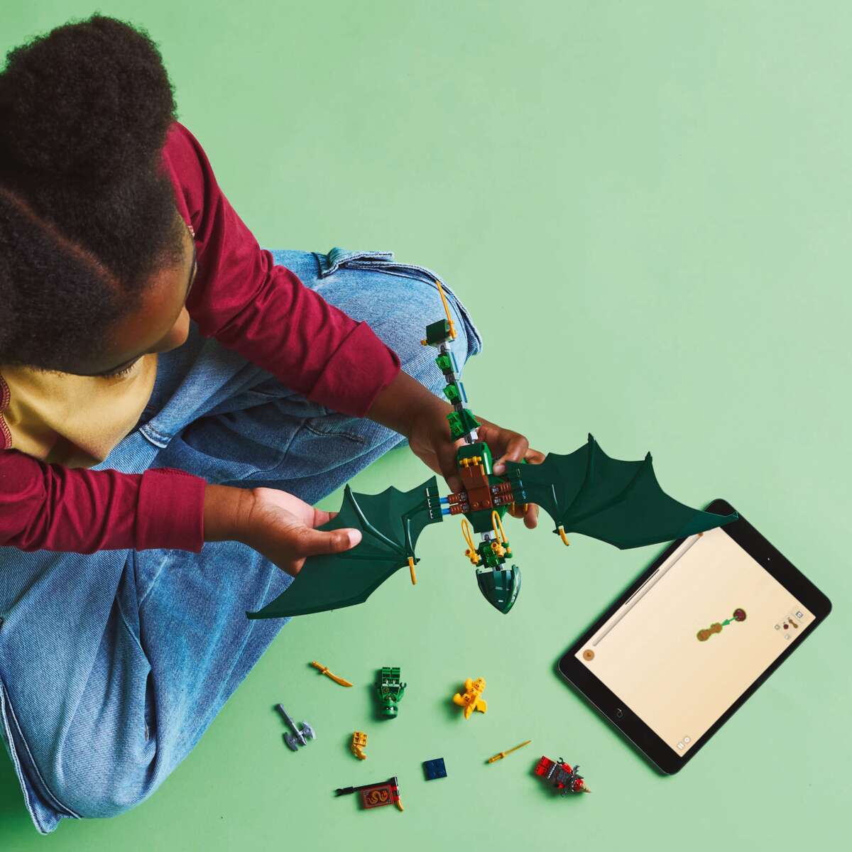 LEGO® NINJAGO® Lloyds grønne skogsdrage 71829