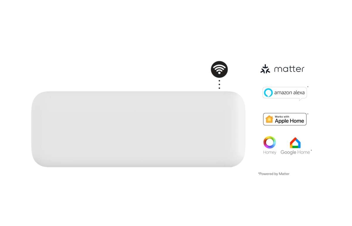 Mill Invisible WiFi 500W panelovn