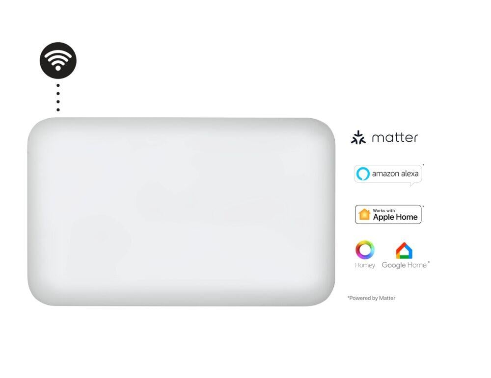 Mill Invisible WiFi Gen 3 600W panelovn