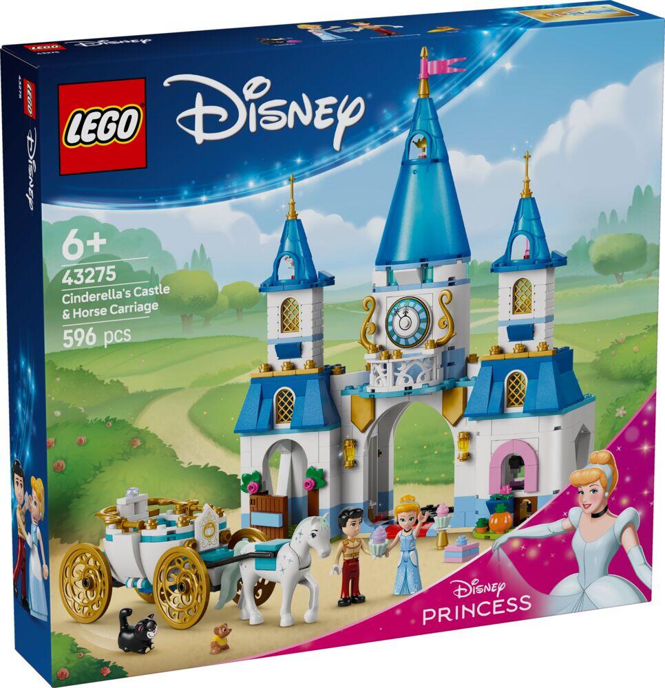 LEGO® ǀ Disney Princess Askepotts slott og hestetrukne vogn 43275