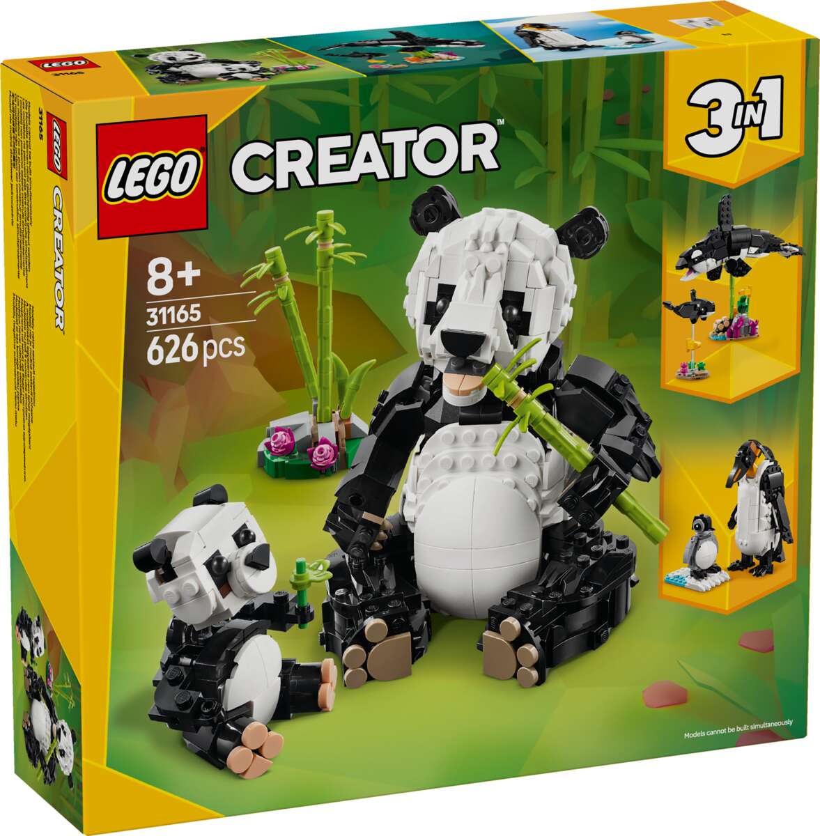 LEGO® Creator 3-i-1 Ville dyr: Pandafamilie 31165