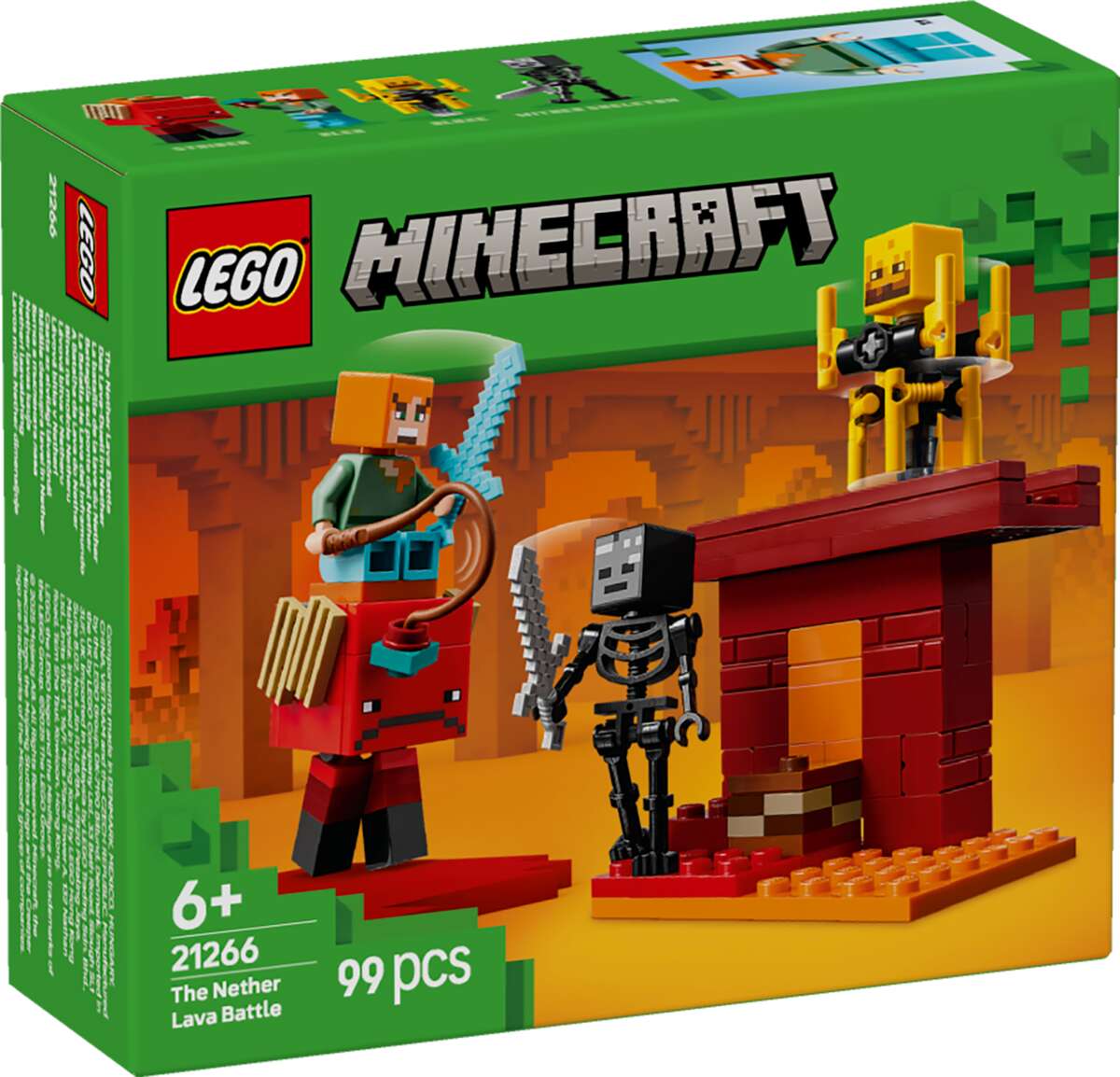 LEGO® Minecraft® Underverden-lavakamp 21266