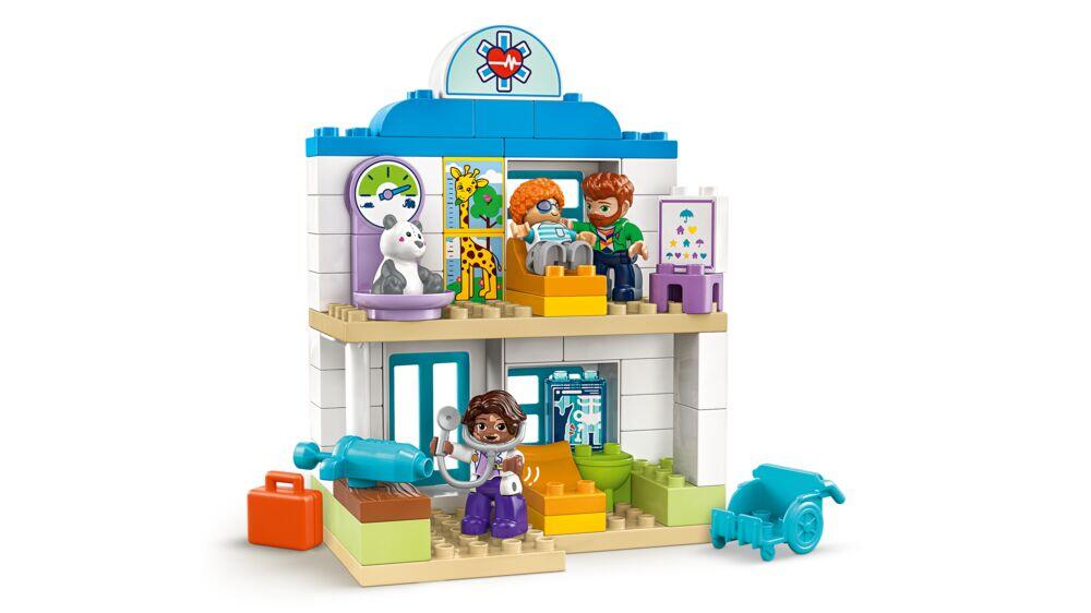 LEGO® DUPLO® Town For første gang: Besøk hos legen 10449