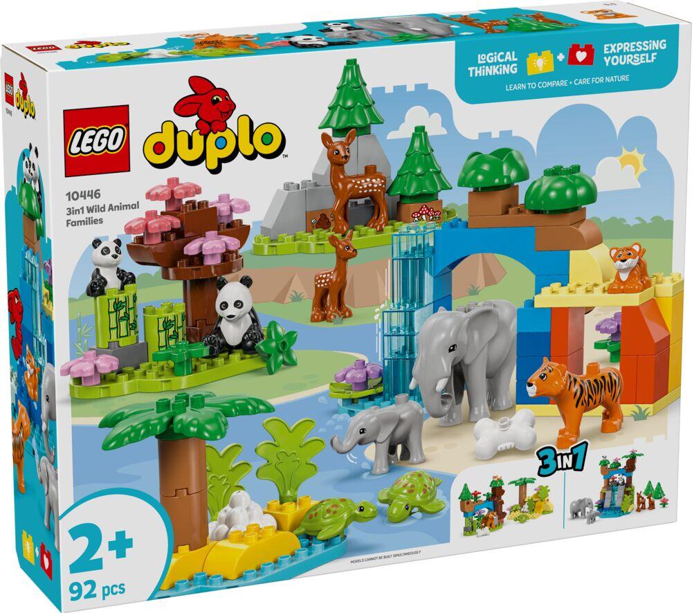 LEGO® DUPLO® Town 3-i-1 Villdyrfamilier 10446