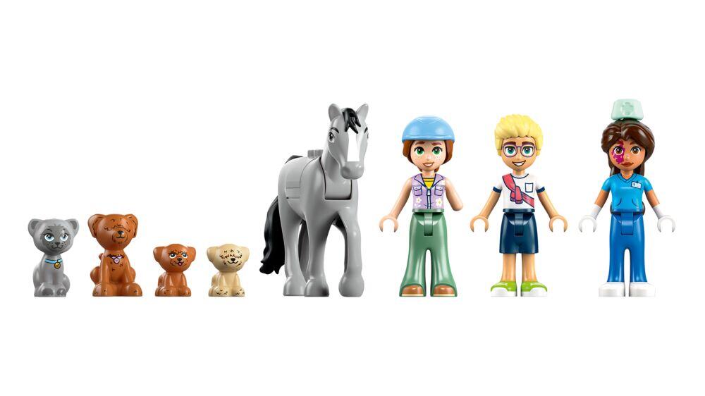 LEGO® Friends Dyreklinikk med hest og kjæledyr 42651
