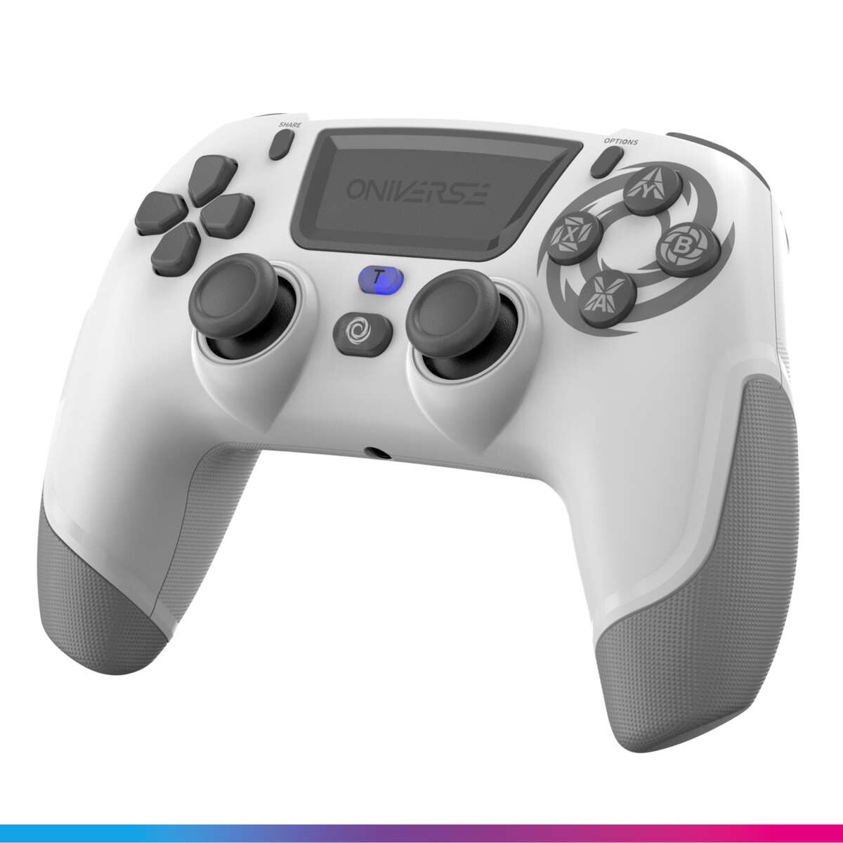 ONIVERSE Trådløs Revolt Bluetooth-kontroller Moon White (PS4 - PC - Mobil)