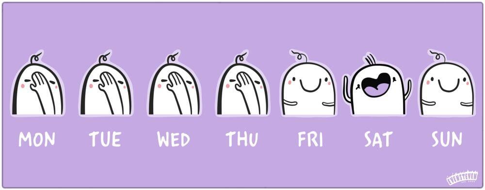 EVENSTEVEN musematte Weekdays