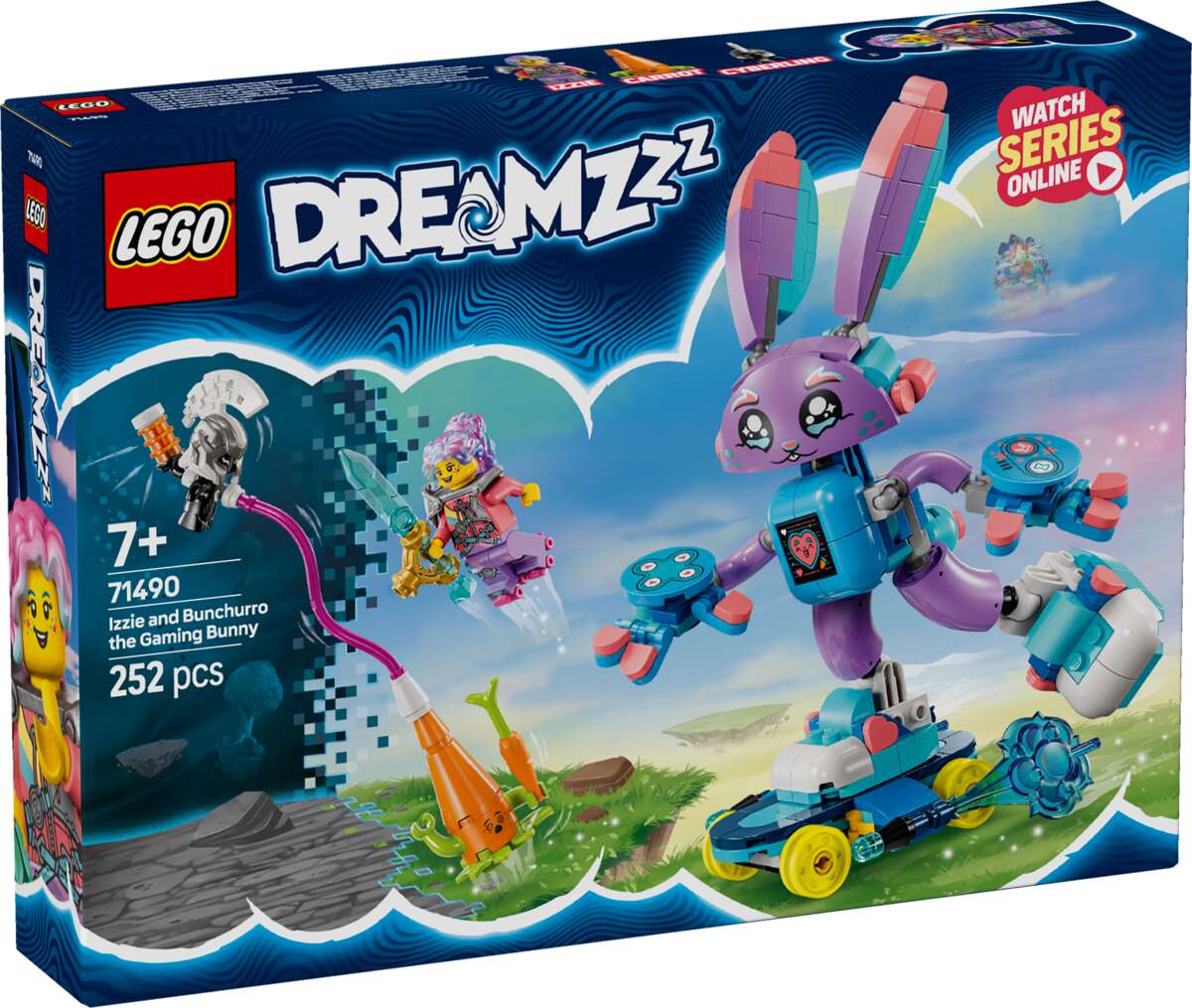 LEGO® DREAMZzz™ Izzie og gaming-kaninen Bunchurro 71490