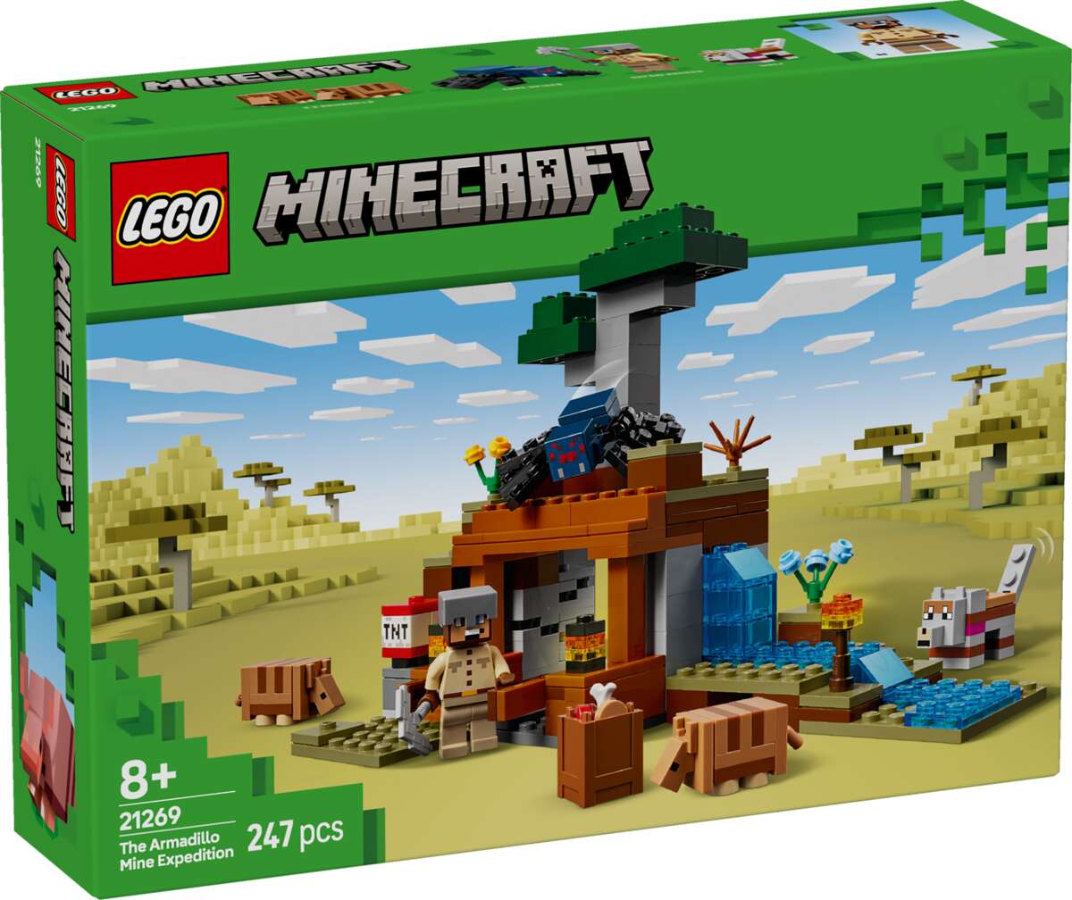 LEGO® Minecraft® Ekspedisjon til beltedyrgruven 21269