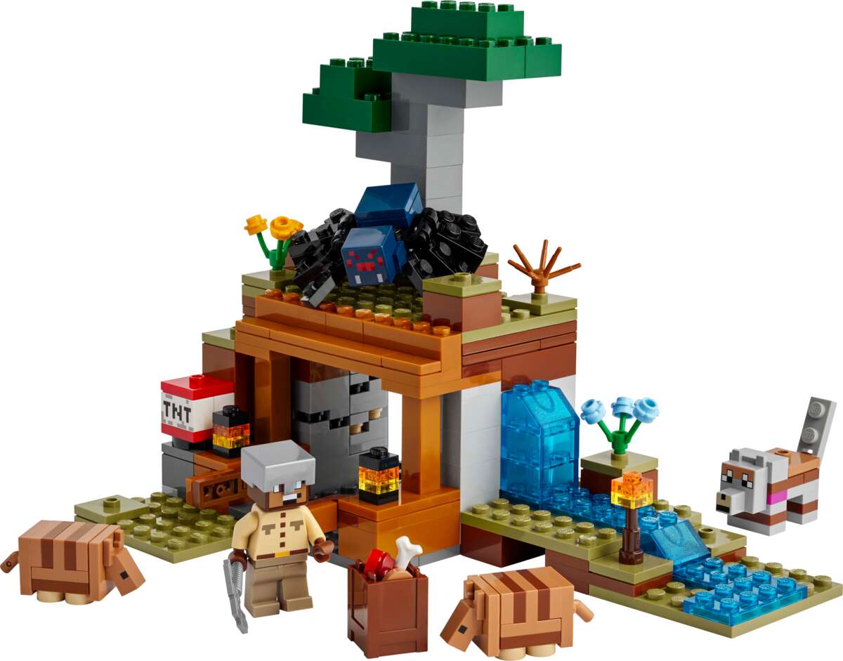 LEGO® Minecraft® Ekspedisjon til beltedyrgruven 21269