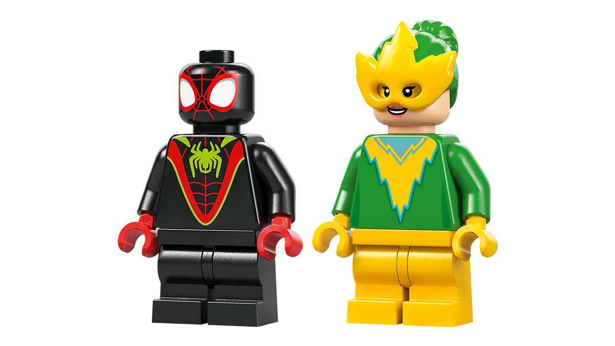 LEGO® Marvel Spidey og hans fantastiske venner Dinosaurkjøretøyjakt med Spin og Electro 11198