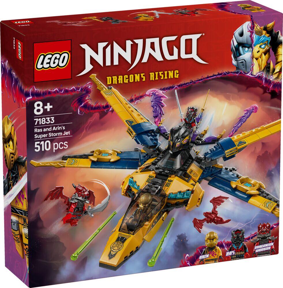 LEGO® NINJAGO® Ras og Arins superraske stormjager 71833