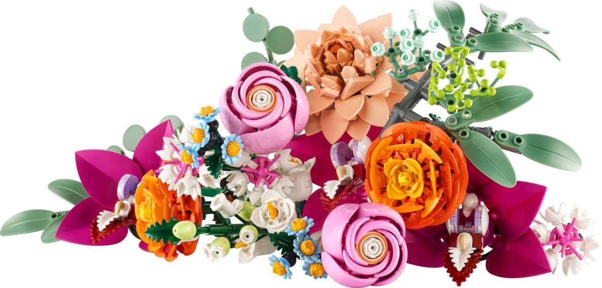 LEGO® Botanicals Vakker bukett med rosa blomster 10342