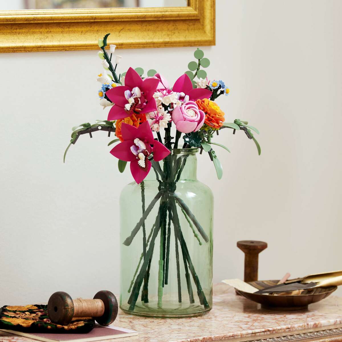 LEGO® Botanicals Vakker bukett med rosa blomster 10342