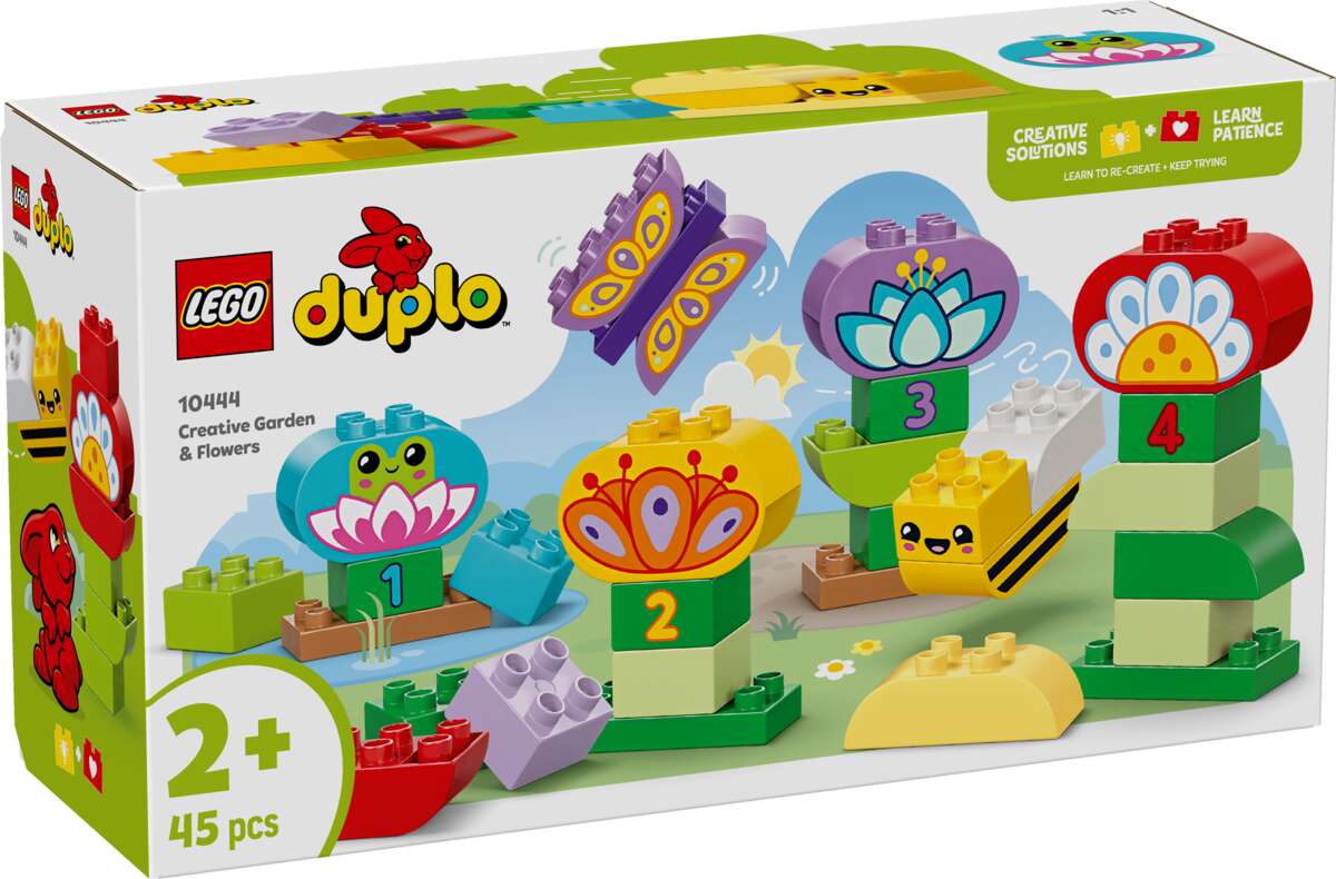 LEGO® DUPLO® Town Kreativ lek med hage og blomster 10444