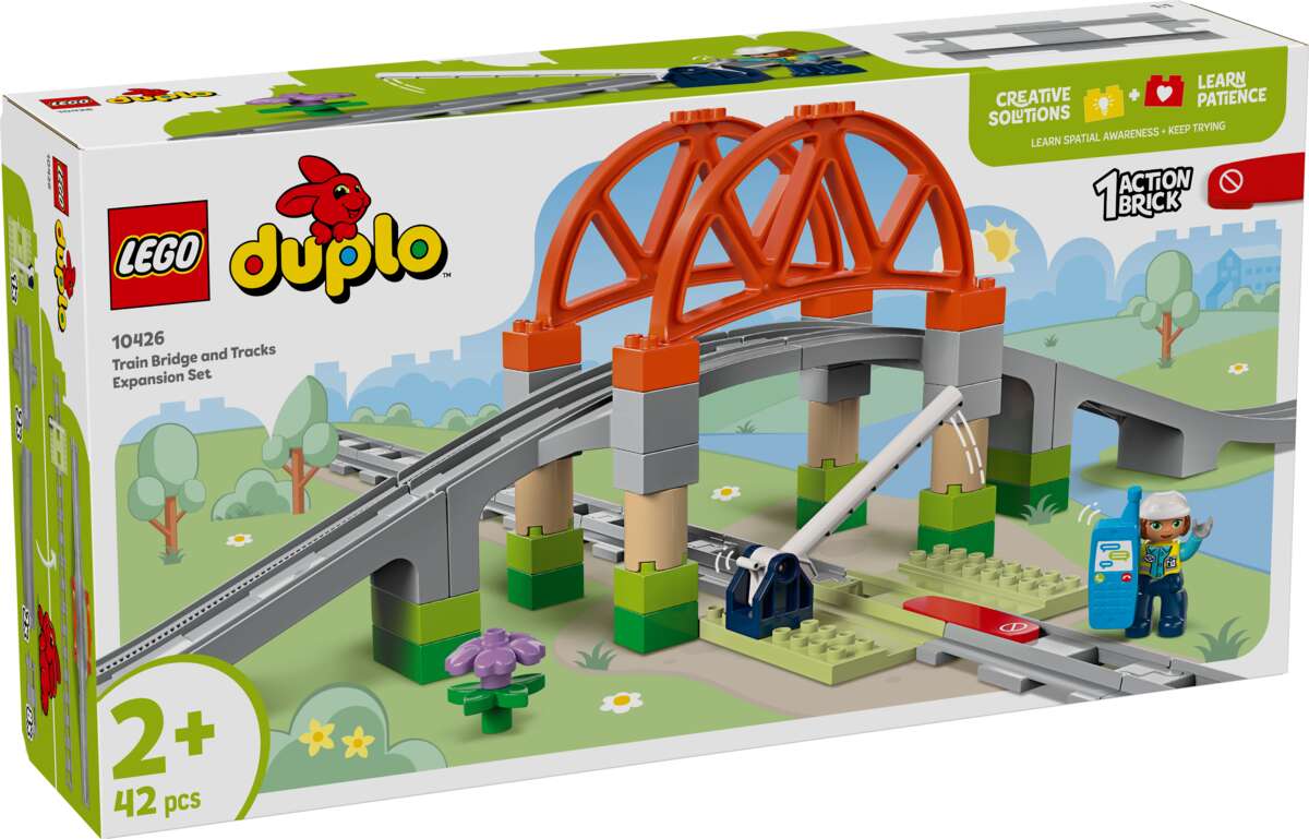 LEGO® DUPLO® Town Utvidelsessett med togbro og skinner 10426