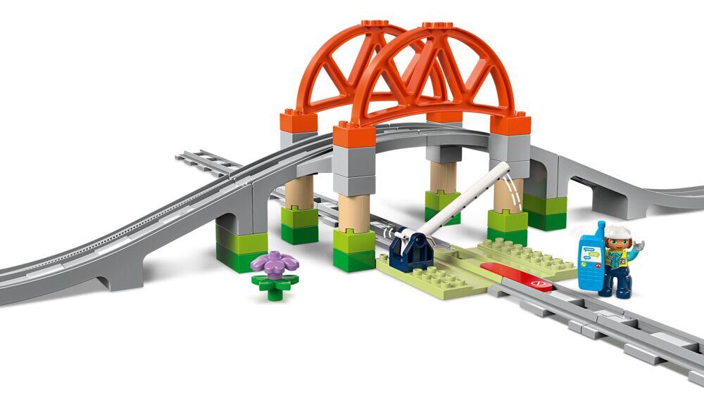 LEGO® DUPLO® Town Utvidelsessett med togbro og skinner 10426