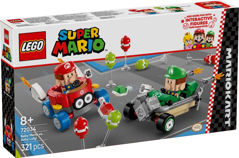 LEGO® Super Mario™: Mario Kart™ – Baby Mario mot Baby Luigi 72034