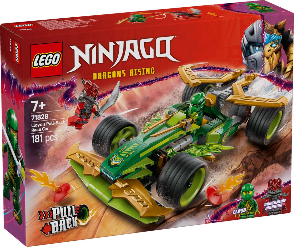 LEGO® NINJAGO® Lloyds pullback-racerbil 71828