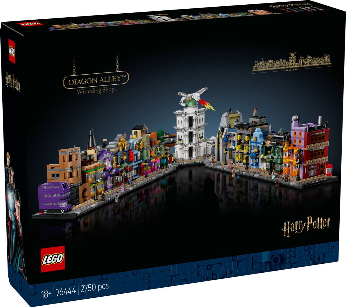 LEGO® Harry Potter™ Trollmannsbutikker i Diagonallmenningen 76444
