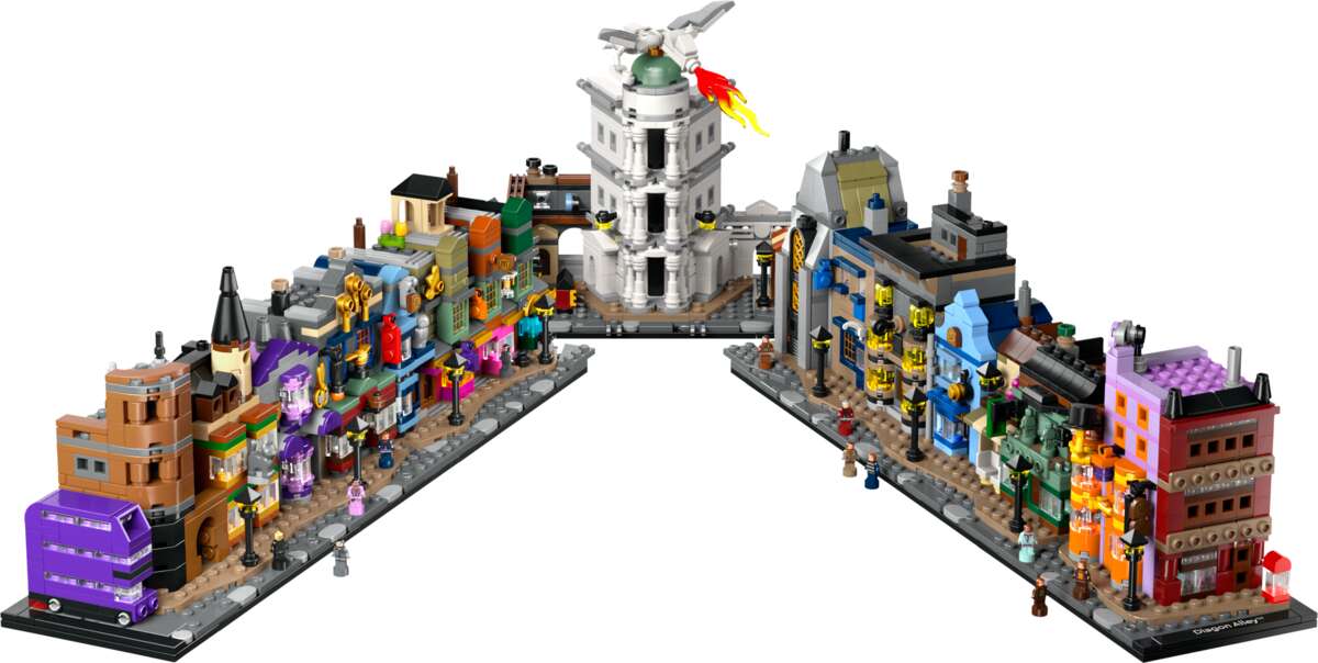 LEGO® Harry Potter™ Trollmannsbutikker i Diagonallmenningen 76444