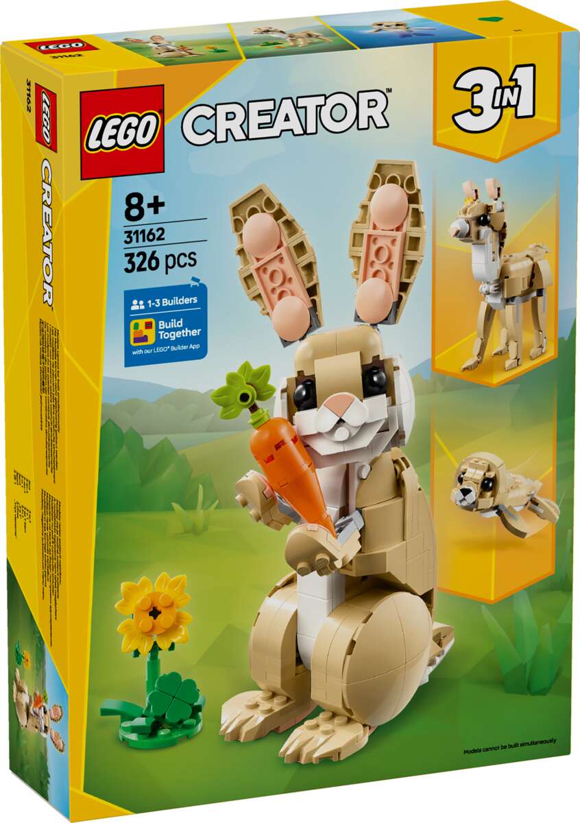 LEGO® Creator 3-i-1 Søt kanin 31162