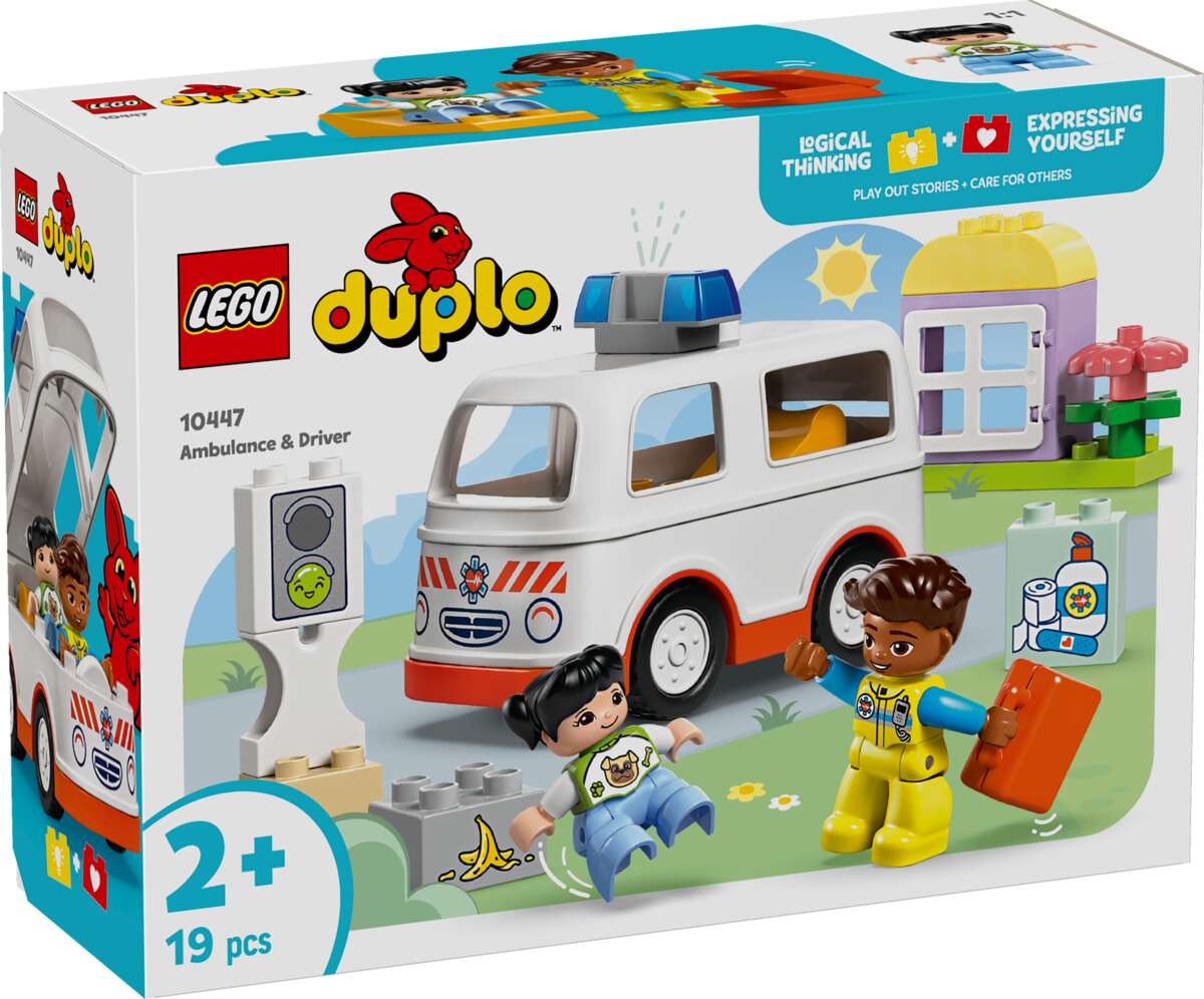 LEGO® DUPLO® Sykebil med sjåfør 10447