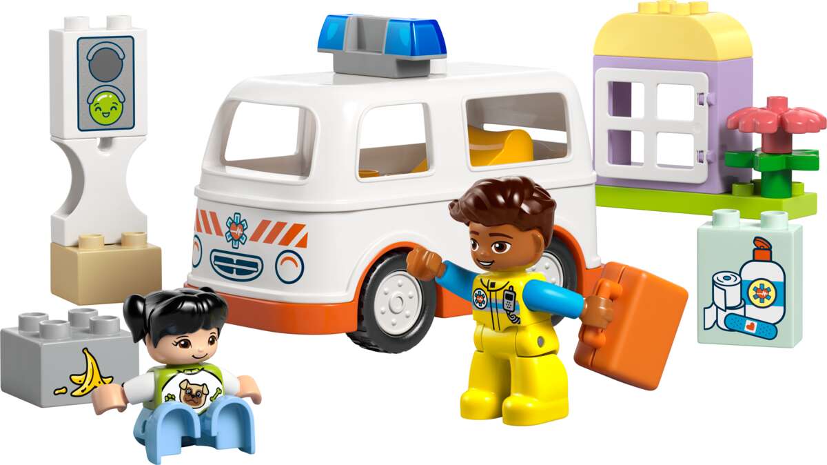 LEGO® DUPLO® Sykebil med sjåfør 10447