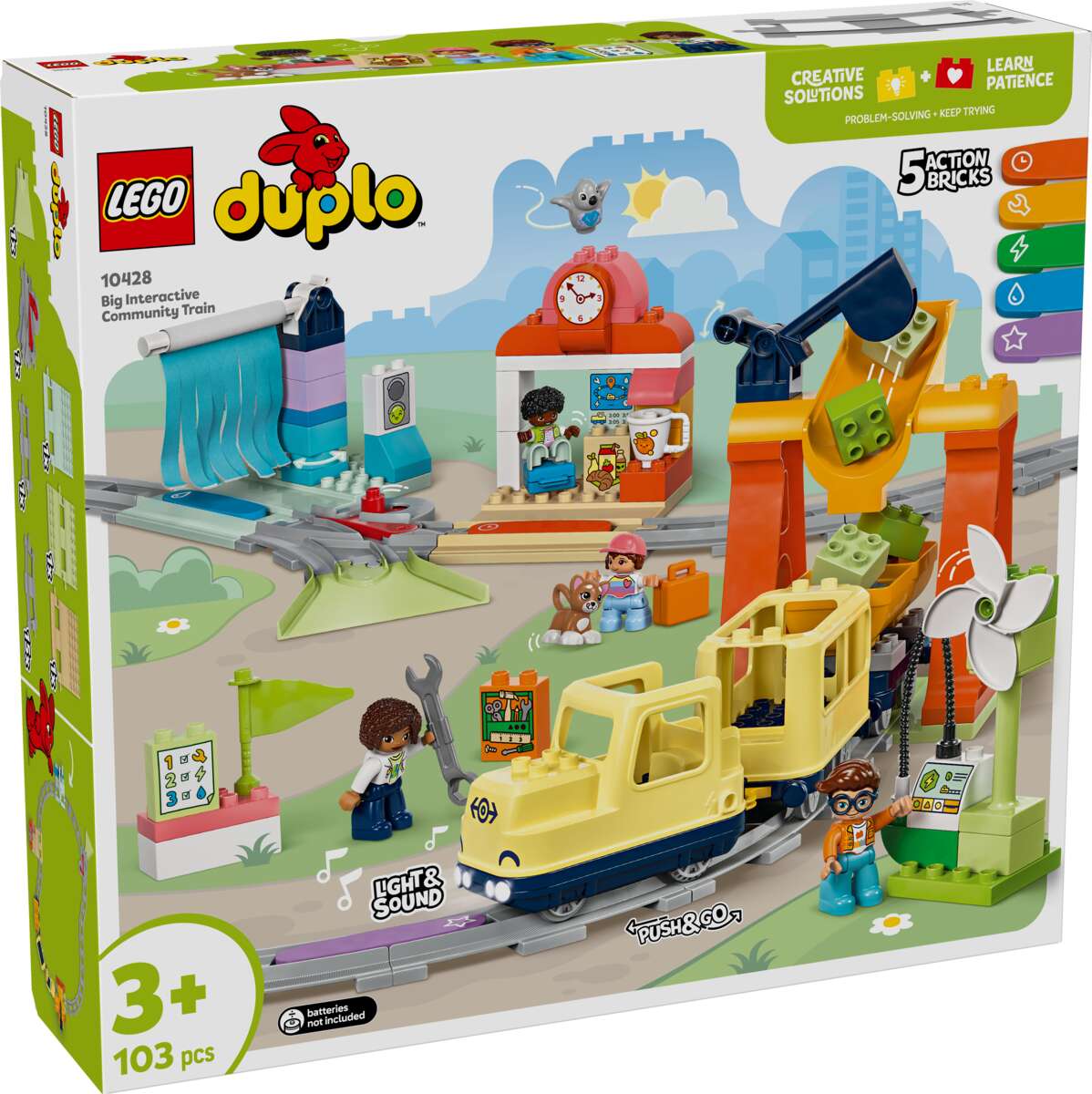 LEGO® DUPLO® Town Stort, interaktivt lokaltog 10428