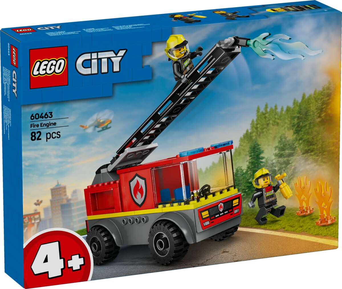 LEGO® City Brannbil med stige 60463