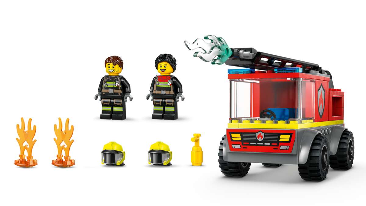 LEGO® City Brannbil med stige 60463