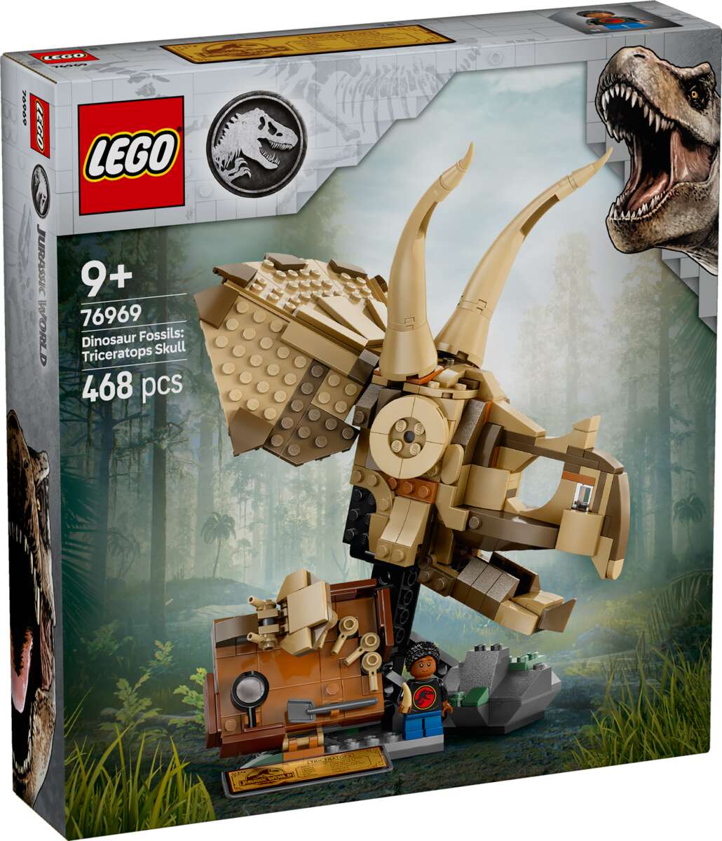 LEGO® Jurassic World Dinosaurfossiler: triceratops-hodeskalle 76969