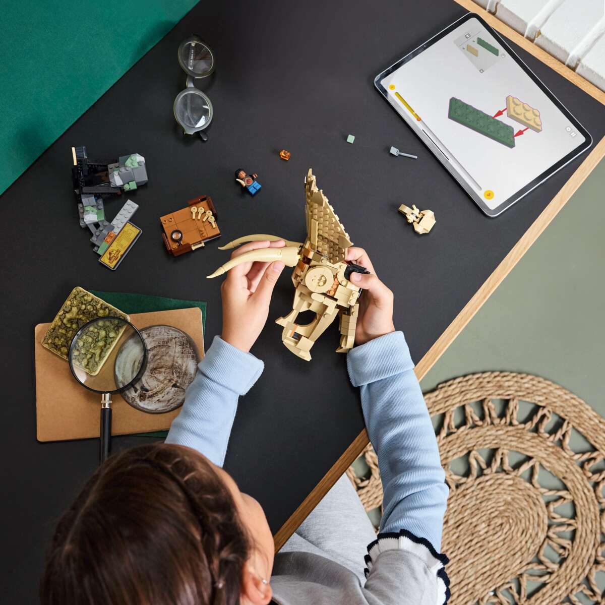 LEGO® Jurassic World Dinosaurfossiler: triceratops-hodeskalle 76969