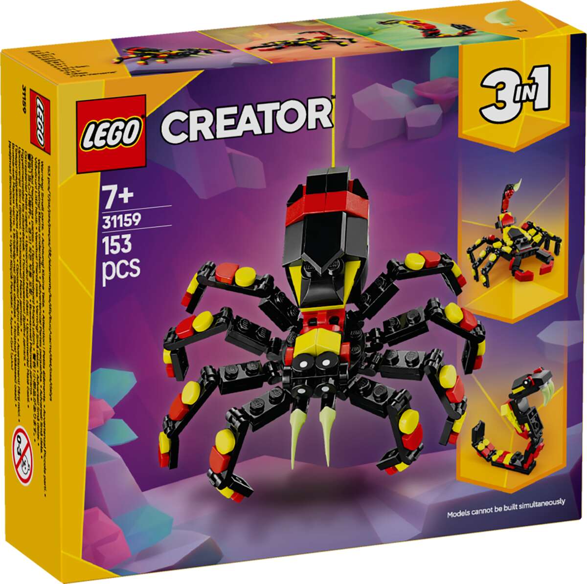 LEGO® Creator Ville dyr: Overraskende edderkopp 31159